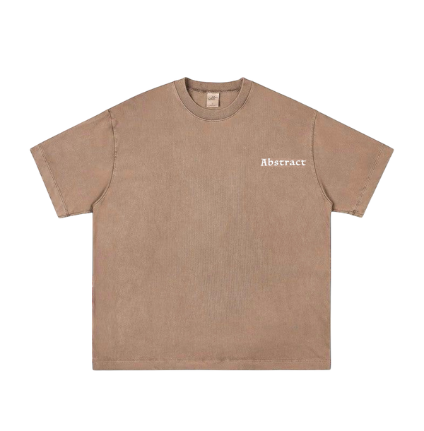 Brown triple cross Tee